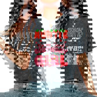 Auntie Of The Berry Sweet Birthday Girl Strawberry Lover Women's Oversized Comfort T-Shirt | Seseable UK