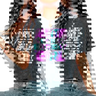 Auntie The Birthday Girl Kpop Family Birthday Party Girls Women's Oversized Comfort T-Shirt - Monsterry