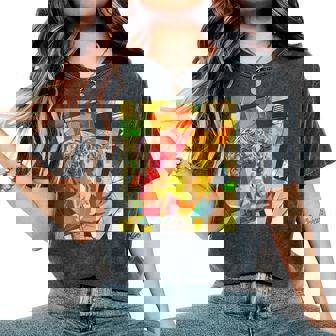 Avant Garde Aesthetic David Head Statue Greek Statue Women's Oversized Comfort Colors T-Shirt | Mazezy