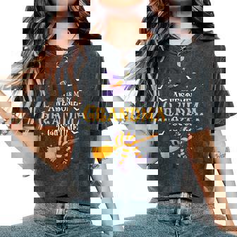 This Is My Awesome Grandma Costume Halloween Witch Women Women's Oversized Comfort T-Shirt | Mazezy