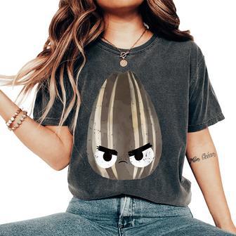 The Bad Seed Good Egg Teacher Halloween Costume Food Group Women's Oversized Comfort T-Shirt - Thegiftio UK