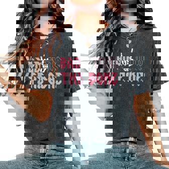 Bad Two The Bone Party Decorations Boy Girl 2Nd Birthday Women's Oversized Comfort T-Shirt | Seseable FR