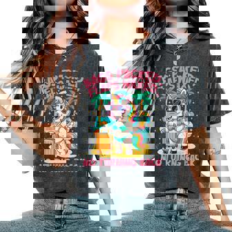 Bags Packed Flaps Waxed Travel Girls Trip Women's Oversized Comfort T-Shirt | Seseable UK