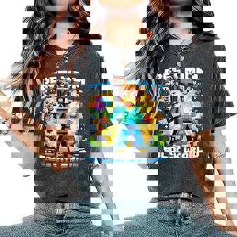 Best Mom In The Block World Pixel Gaming Mother Day Women's Oversized Comfort T-Shirt | Seseable UK