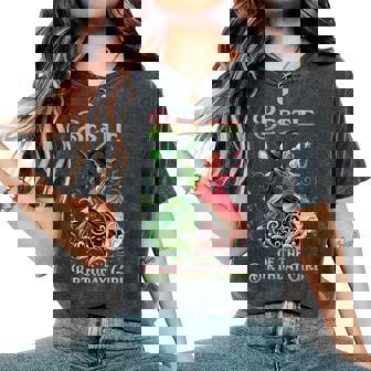 Bestie Of The Birthday Girl Pink And Green Family Matching Women's Oversized Comfort T-Shirt | Seseable UK