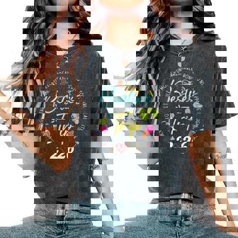 Besties Trip 2026 Memories Girl Trip Friends Vacation Retro Women's Oversized Comfort T-Shirt | Seseable UK