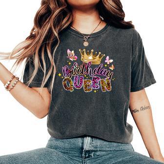 Birthday Queen For Ladies Birthday Girls Party Women's Oversized Comfort T-Shirt - Thegiftio UK