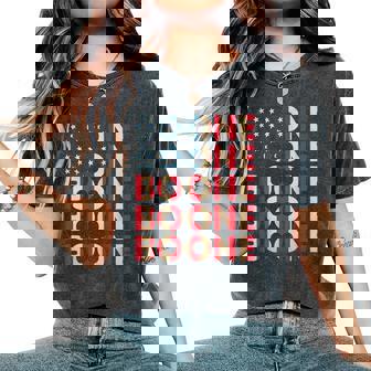 Boone Personalized Name Vintage Retro Us Flag Woman Man Women's Oversized Comfort T-Shirt | Seseable UK