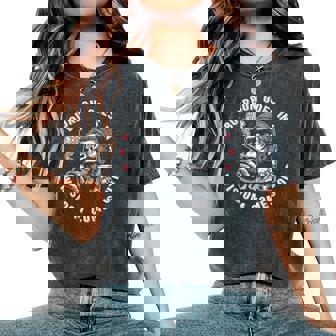 Bourbon Goes In Wisdom Comes Out Monkey Whiskey Lovers Women's Oversized Comfort T-Shirt - Monsterry