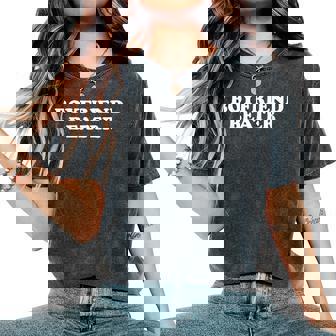 Boyfriend Beater Girlfriend Humor Retro Groovy Women's Oversized Comfort T-Shirt | Seseable CA