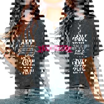 Cadeau Humour Prénom Personnalisé Caroline T-shirt oversize confortable pour femme - Cadeauxyz