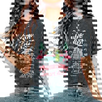 Camper Queen Classy Sassy Smart Girls Camping Women's Oversized Comfort T-Shirt | Seseable FR