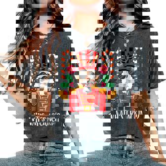 Casse-Noisette De Noël Costume De Noël Drôle Et Amusant T-shirt oversize confortable pour femme - Cadeauxyz