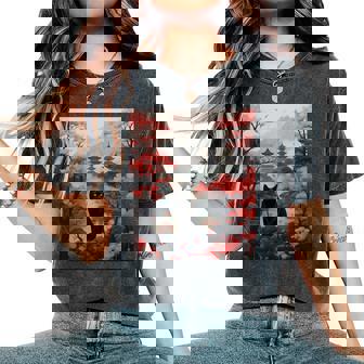 Chat Japonais Kawaii Pour Hommes S Et Enfants Manche Longue T-shirt oversize confortable pour femme - Cadeauxyz