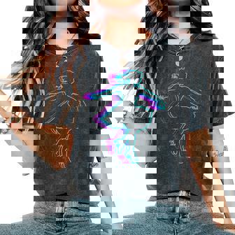 Chaussette Rétro Hop Dance Années 50Aporwave T-shirt oversize confortable pour femme - Cadeauxyz