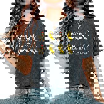 Chicken Banana Dancing Women's Oversized Comfort T-Shirt - Thegiftio