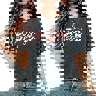 Christmas Tree Cake Matching Family Party Pajama Mom Women's Oversized Comfort T-Shirt - Monsterry