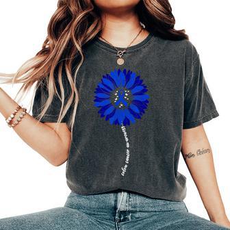 Colon Cancer Awareness Month For Colorectal Cancer Women's Oversized Comfort T-Shirt - Thegiftio UK