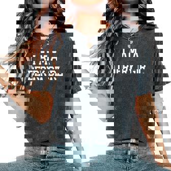 Concritta I Am A Derry Girl T-shirt comoda oversize da donna - Novitaregali