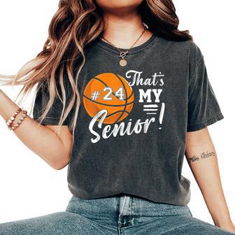 Costume That's My Senior Number 24 Personalized Women Women's Oversized Comfort T-Shirt - Thegiftio