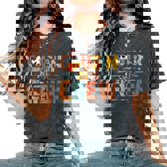 Cousin Crew 2025 Turkey Thankful Thanksgiving Autumn Fall Women's Oversized Comfort T-Shirt - Monsterry