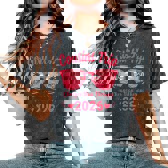 Cousins Trip 2026 Matching Weekend Queen Sunglasses Sunset Women's Oversized Comfort T-Shirt - Thegiftio