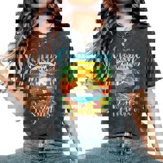 Cruising With My Brother Cruise Vacation Matching Sister Women's Oversized Comfort T-Shirt | Seseable FR