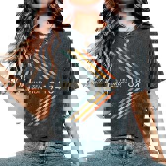 Cumpleaños 1984 Edición Limitada Hombres Es Estilointage Manga Larga Camiseta extragrande cómoda para mujer - Regaloses