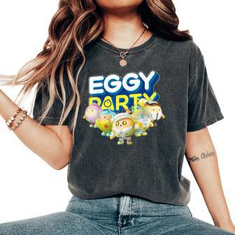 Cute Eggy Birthday Boys Girls Women's Oversized Comfort T-Shirt - Thegiftio UK