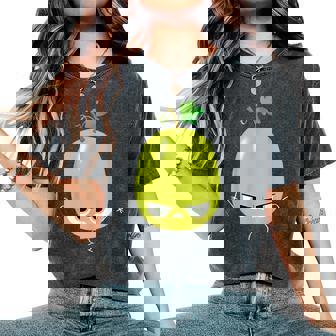 Cute Good Egg Teacher Halloween Costume Group The Sour Grape Women's Oversized Comfort T-Shirt | Mazezy