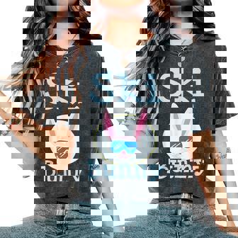 Daci Bunny Perciatori Apreski T-shirt comoda oversize da donna - Novitaregali