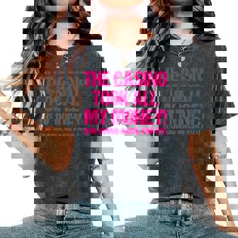 Amusant Pour Les Amateurs De Poker Et De Jeux Pour Hommes Et S T-shirt oversize confortable pour femme - Cadeauxyz