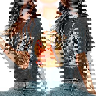 Dia De Los Muertosquelettes Danse Mexicaine Jour Des Morts T-shirt oversize confortable pour femme - Cadeauxyz