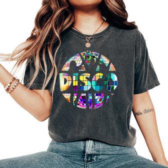 Disco 70S Vintage Theme Dancing 70'S Women Women's Oversized Comfort T-Shirt | Mazezy