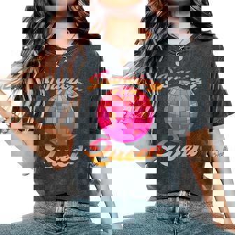 Disco Queen Dance Mom Dancingintage Dancing 1970 Queen T-shirt oversize confortable pour femme - Cadeauxyz