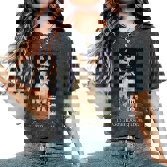 I Got That Dog In Me French Bulldog Meme Frenchie Mom Women's Oversized Comfort T-Shirt | Seseable UK