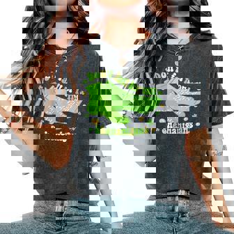 Don't Fall For My Shenanigans Pct Cna Nurse St Patrick's Day Women's Oversized Comfort T-Shirt - Monsterry