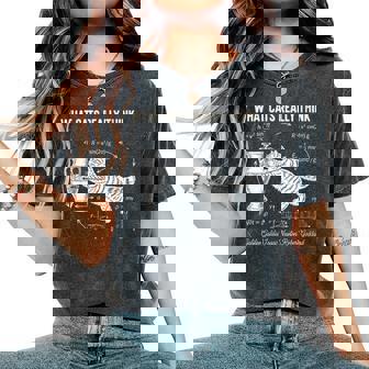 Drôle Chat Physique Cience Humour Nerdy Cat Dad Cadeaux T-shirt oversize confortable pour femme - Cadeauxyz