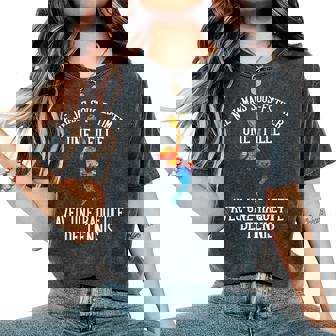 Drôle Fille Avec Une Raquette De Tennis Joueur De Tennis T-shirt oversize confortable pour femme - Cadeauxyz