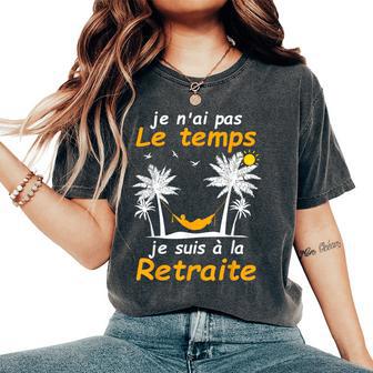 Drôle Retraite Humour Idee Cadeau Homme 2024 Retraite T-shirt oversize confortable pour femme - Cadeauxyz