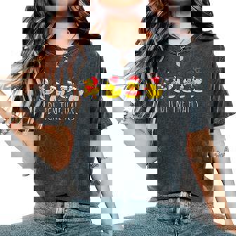 Duck The Halls Christmas Mallard Xmas Duck Lover Men Women's Oversized Comfort T-Shirt | Seseable CA