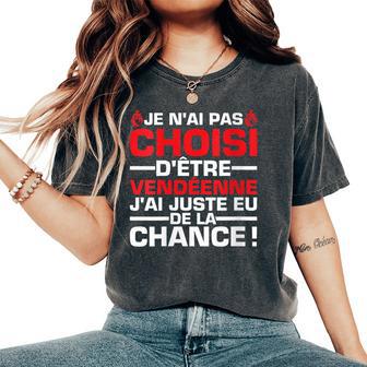 Endéenne Humourendée Citation Drôle J'ai Eu De La Chance T-shirt oversize confortable pour femme - Cadeauxyz