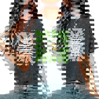 Environmental Behavioral Therapy Floral Bcba Aba Rbt Women's Oversized Comfort T-Shirt | Mazezy