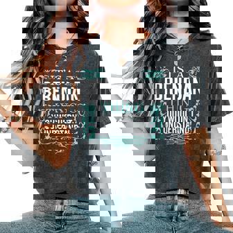 Es Lo De Brendan Que No Entenderías Hombres Es Divertidos Camiseta extragrande cómoda para mujer - Regaloses