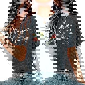 Feminist Quote Nolite Te Bastardes Carborundorum Flower Women's Oversized Comfort T-Shirt - Thegiftio