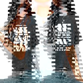 Feticista Del Piede Ragazza Metti Il Piede In Mio Feticista Del Piede T-shirt comoda oversize da donna - Novitaregali