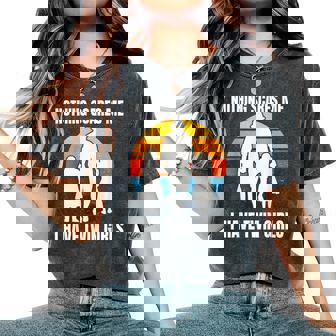 Filles Jumelles Rien Ne Me Fait Peur J'ai Des Filles T-shirt oversize confortable pour femme - Cadeauxyz