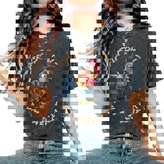 First Of All I'm A Delight Sarcastic Rooster Women's Oversized Comfort T-Shirt | Mazezy