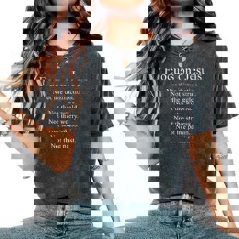 Focus On Jesus – Christian Faith Inspirational Reminder レディースオーバーサイズコンフォートTシャツ - Kawaiitshirt