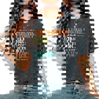 Footbagger Hero Myth Legend Footbag Player Footbag Freestyle Women's Oversized Comfort Colors T-Shirt | Mazezy